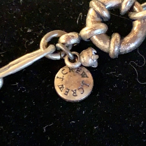 J Crew Blue and Rhinestone Statement Necklace - Picture 8 of 9